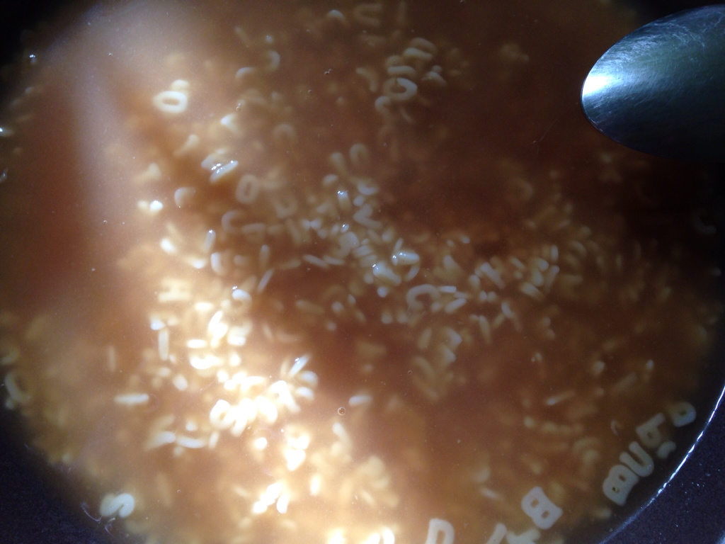 Soup broth beef in my way